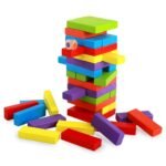 Fun Games For Whole Family Wooden Building Blocks Stacking Balance Puzzle - Image 4