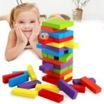 Fun Games For Whole Family Wooden Building Blocks Stacking Balance Puzzle - Image 6