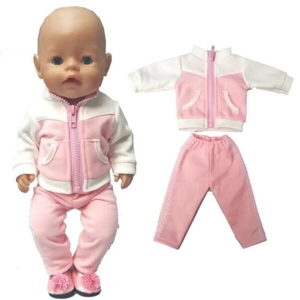 Chic Doll Jacket and Pants Set for 17"-18" Dolls - Cozy Winter Outfit