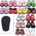 Charming Miniature Leather Shoes for 1/6 BJD Dolls: Perfect for 14.5" Collectibles - Image 4