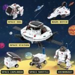 Solar Space Fleet Robot Kit: 4-in-1 Educational STEM Toy for Space Exploration - Image 4