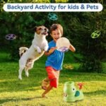 Jump Rocket Flying Disc Launcher - Outdoor Fun Foot-Powered Rocket Toy for Kids - Image 5