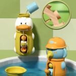 Elephant Waterwheel Bath Toy - Fun & Educational Bathtub Play Set for Toddlers - Image 5