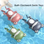 Clockwork Swimming Dolphin Bath Toy for Kids - Image 2