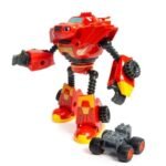 Transforming Monster Machines Toy Cars - Deformable Action Figure Robots for Kids