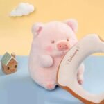 Kawaii Lulu Pig Bread Plush Toy - Adorable Stuffed Animals for Kids - Image 6