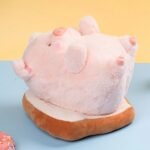 Kawaii Lulu Pig Bread Plush Toy - Adorable Stuffed Animals for Kids - Image 5