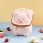 Kawaii Lulu Pig Bread Plush Toy - Adorable Stuffed Animals for Kids - Image 2