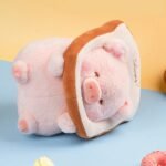 Kawaii Lulu Pig Bread Plush Toy - Adorable Stuffed Animals for Kids - Image 3