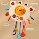 Montessori Sensory Pull-String Crab: Educational Activity Toy for Babies 0-3 Years - Image 7