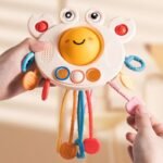 Montessori Sensory Pull-String Crab: Educational Activity Toy for Babies 0-3 Years - Image 3