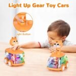 Baby Animal Toy Cars with Light-Up Gears: Interactive Educational Play for Toddlers - Image 5