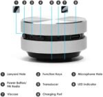 Compact Bone Conduction Portable Bluetooth Speaker with FM Radio - Image 4