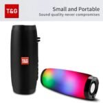 Portable LED Bluetooth 5.0 Speaker with Waterproof Design, Subwoofer, TF Card Support and FM Radio - Image 2