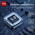 Portable LED Bluetooth 5.0 Speaker with Waterproof Design, Subwoofer, TF Card Support and FM Radio - Image 8