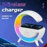 Multifunctional Wireless Charger Stand Pad with Speaker - Image 4