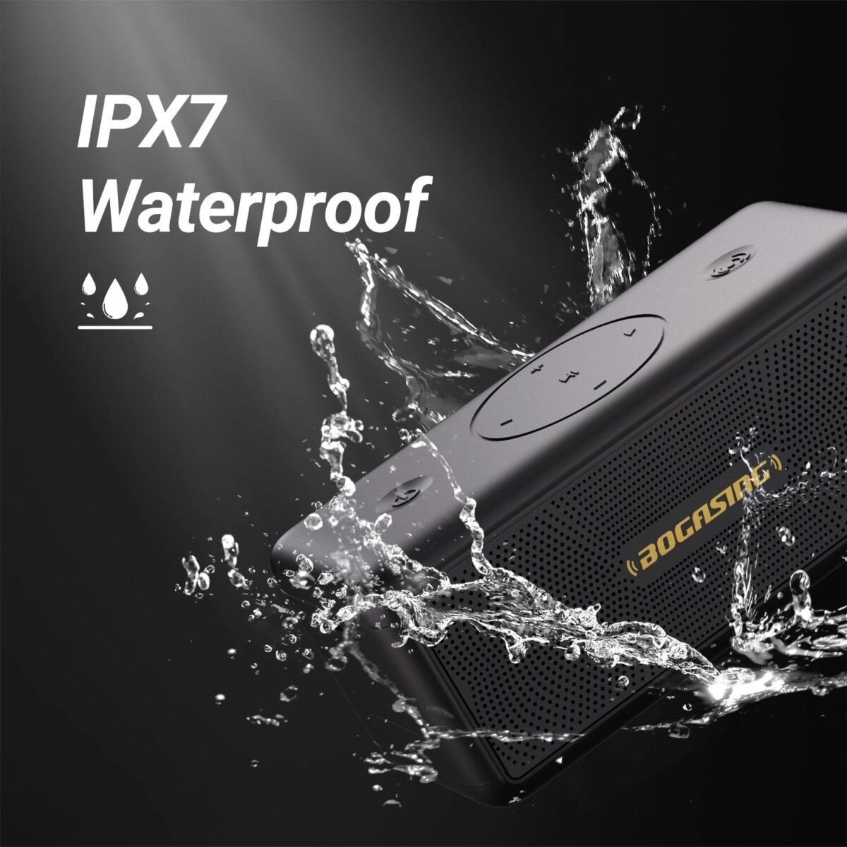 Portable Bluetooth 5.3 Speaker: 40W 360° Stereo Sound, IPX7 Waterproof with 30H Playtime & USB Connectivity - Image 5