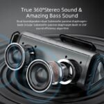 Portable 360° Stereo Bluetooth 5.0 Speaker with 24-Hour Playtime, IPX7 Waterproof & Unique Graffiti Art - Image 5
