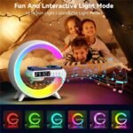 Mini Multifunction Wireless Charger with Speaker and RGB Night Light - Fast Charging Stand for All Qi-Enabled Devices - Image 4