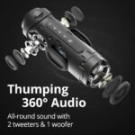 Portable 360° Surround Sound Bluetooth Speaker - Image 3