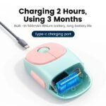 Rechargeable Wireless Mouse with Triple Bluetooth & 4000 DPI - Image 4