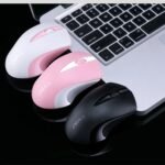 Wireless Pink Optical Mouse - Image 3