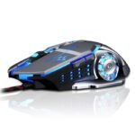 3200DPI High-Precision Gaming Mouse - 8D Wired Optical with Silent Click & LED Backlight