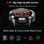 MELANDA Steel 1.39" Bluetooth Call Smart Watch - Your Ultimate Fitness Companion - Image 3