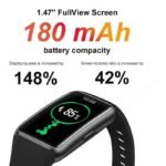 Advanced Smart Band: Blood Oxygen Monitor, 1.47'' AMOLED Screen, Heart Rate & Sleep Tracker - Image 2