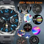 Ultra HD Display Men's Smartwatch with 1.85" Screen, 710mAh Battery, and 400+ Watch Faces for Android & iOS - Image 4