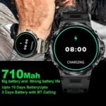 Ultra HD Display Men's Smartwatch with 1.85" Screen, 710mAh Battery, and 400+ Watch Faces for Android & iOS - Image 6
