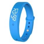 Smart Body Temperature Monitor Wristband with Vibration Alarm