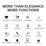 2023 Elegant Diamond Wristband Smartwatch: Fitness & Heart Rate Tracker - IP67 Waterproof - Image 3