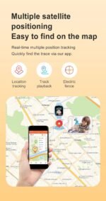 Kids GPS Smart Watch - 4G Safety Tracker with SOS & Waterproof Design - Image 3