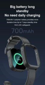 Kids GPS Smart Watch - 4G Safety Tracker with SOS & Waterproof Design - Image 4