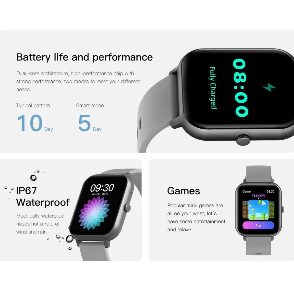 2023 Sports Smartwatch 1.83" | Bluetooth Call | Heart Rate & Blood Pressure Monitor | Waterproof +Box - Image 4