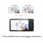 5-Inch HD Baby Monitor with Camera, Audio, and Smart Features - 720P, Long Range, and Multi-Functional - Image 4