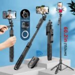 Foldable L16 Wireless Selfie Stick Tripod Stand with Bluetooth - Perfect for Gopro, Smartphones & Cameras - Image 4