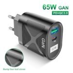 65W GaN Fast Charge Adapter - Type C PD & Quick Charger for Laptops & Smartphones - Image 2