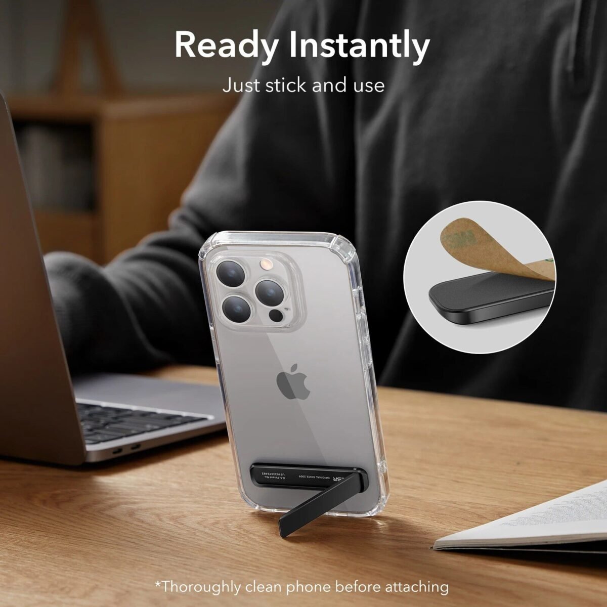 Universal Adjustable Metal Smartphone Kickstand - Image 3