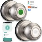 Bluetooth Smart Door Knob with Fingerprint & Keyless Entry - Image 7