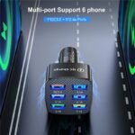 75W Multi-Port Car Charger with Quick Charge 3.0 for Modern Smartphones - Image 3