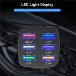 75W Multi-Port Car Charger with Quick Charge 3.0 for Modern Smartphones - Image 4