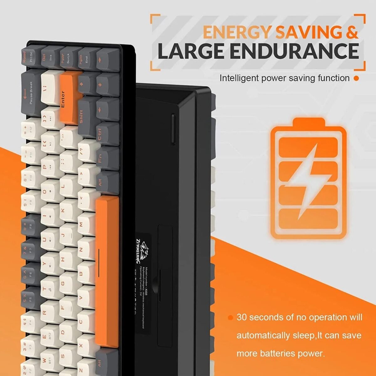 60% Dual Mode Bluetooth & 2.4Ghz Wireless Mechanical Keyboard - Image 6