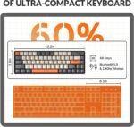 60% Dual Mode Bluetooth & 2.4Ghz Wireless Mechanical Keyboard - Image 7