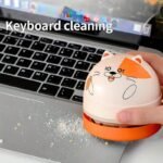 Compact Mini Desktop Vacuum: Perfect for Tight Spaces & Keyboard Cleaning - Image 2