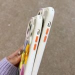 Colorful Embroidery Flower Winter Phone Case for iPhone Series – Soft, Warm & Shockproof - Image 6