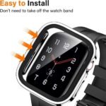 Apple Watch 45mm/41mm Series 7/8 & SE/6/5 Case with Tempered Glass Screen Protector - Image 6