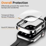 Apple Watch 45mm/41mm Series 7/8 & SE/6/5 Case with Tempered Glass Screen Protector - Image 5