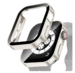 Apple Watch 45mm/41mm Series 7/8 & SE/6/5 Case with Tempered Glass Screen Protector